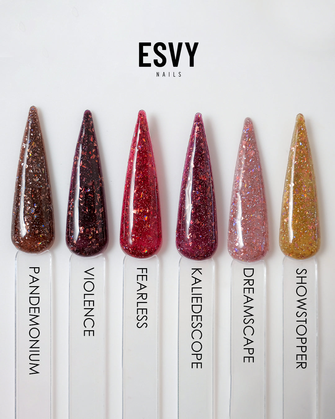 Glitter Rubber Base Bundle (Pink Flakes & Glitter)