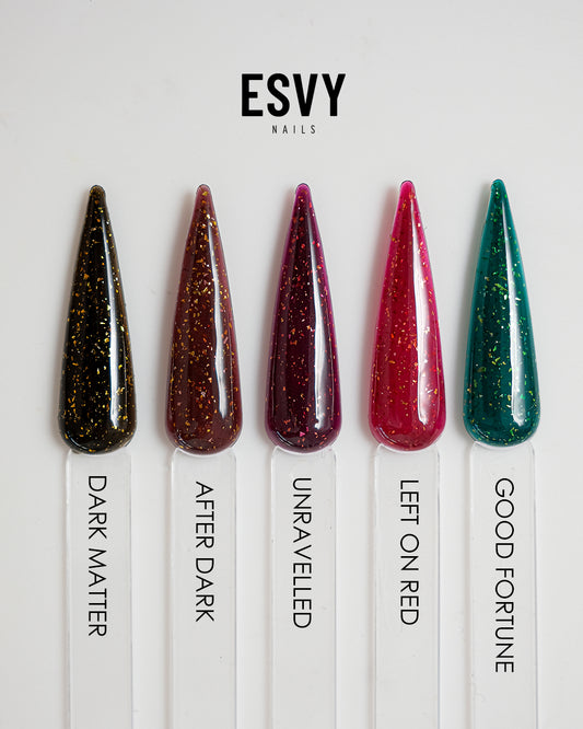 Glitter Rubber Base Bundle (Gold Flakes)