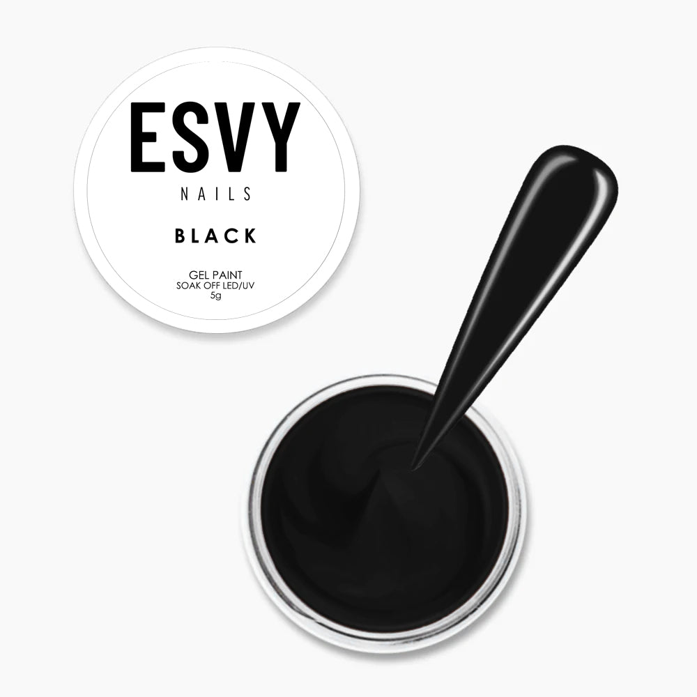 Black Gel Paint – ESVY Nails