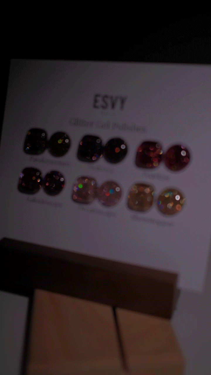 Glitter Rubber Base Bundle (Pink Flakes & Glitter)