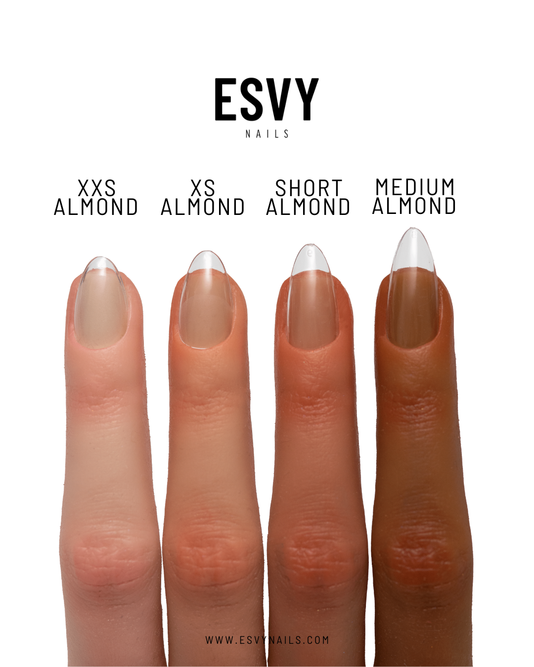 Acrylic Press On Nails - Short Almond Shape Fantasy Pink | MelodySusie
